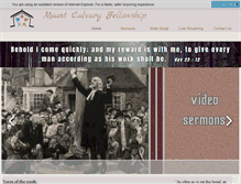 Tablet Screenshot of mcfchurchindia.com